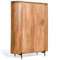 Wandkast Mokka - Lichtbruin 115cm