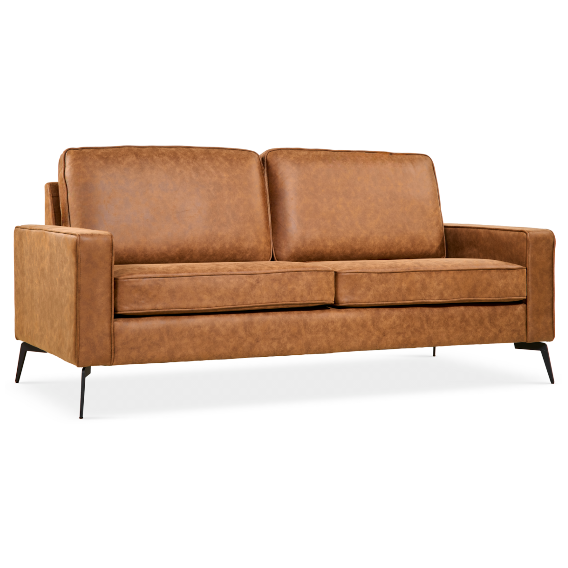 2-Zits Bank Noa - Microleder Cognac