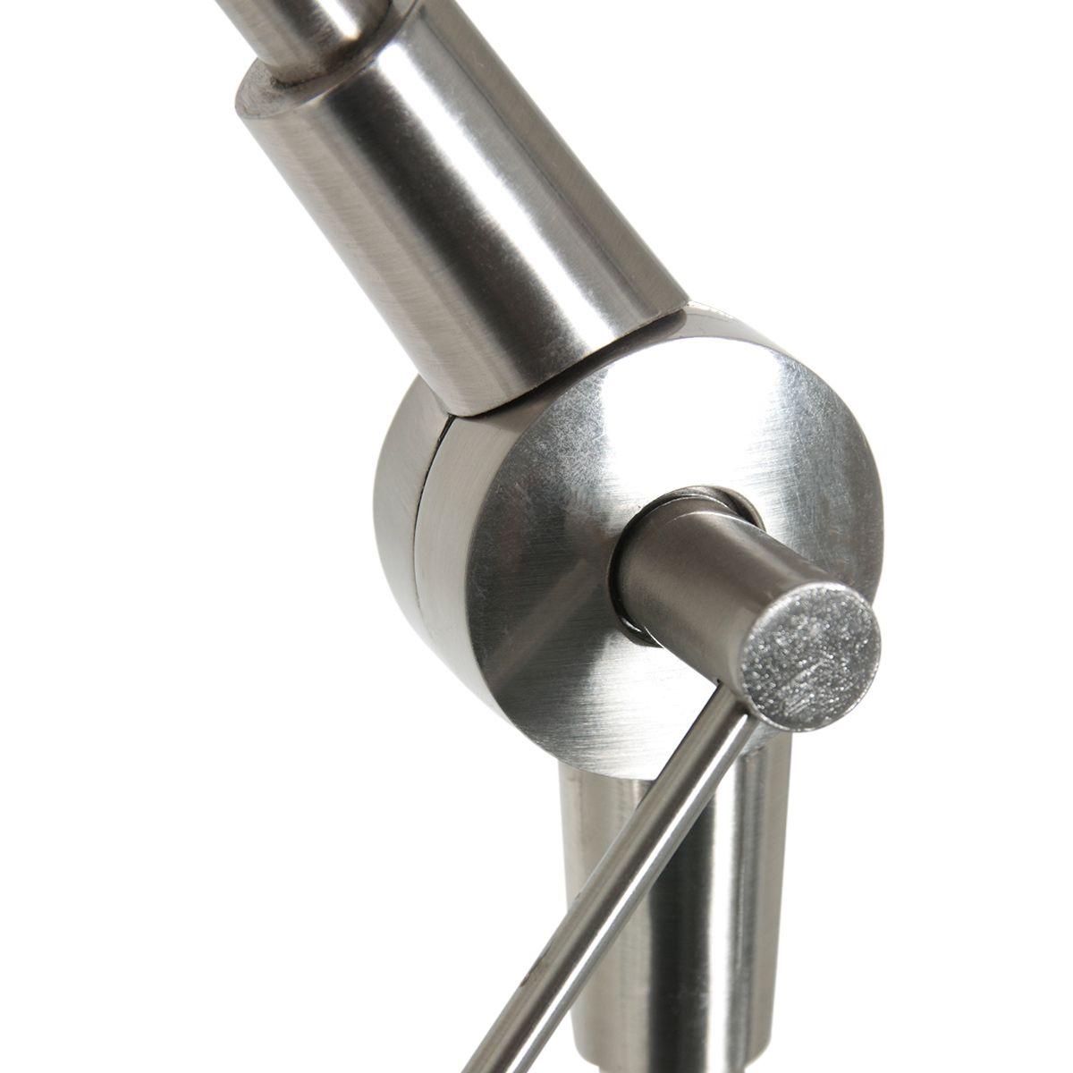 Vloerlamp Prestige Chic 7395ST+K1068RS Staal-Grijs Linnen