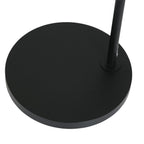 Vloerlamp Prestige Chic 7395ZW+K1068QS Zwart-Wit Linnen