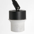 Vloerlamp Prestige Chic 7395ZW+K1068KS Zwart-Fluweel Goud