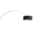 Vloerlamp Sparkled Light 7268ST+K1066VS Staal-Fluweel Groen