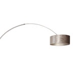 Vloerlamp Sparkled Light 7268ST+K1066GS Staal-Fluweel Zilver