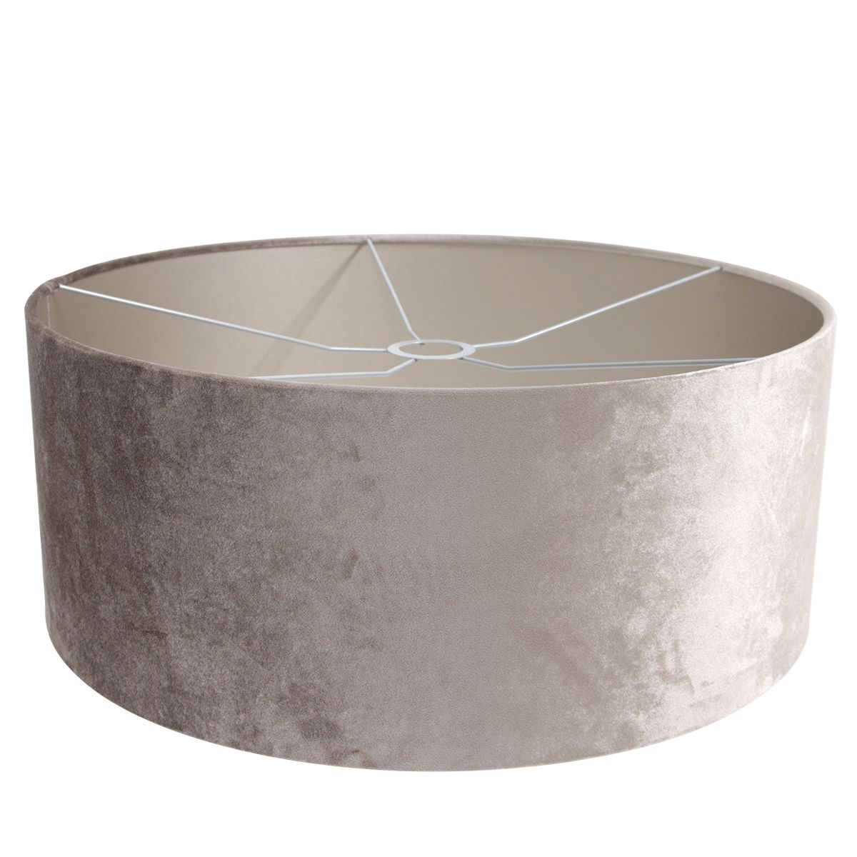 Vloerlamp Sparkled Light 7268ST+K1066GS Staal-Fluweel Zilver