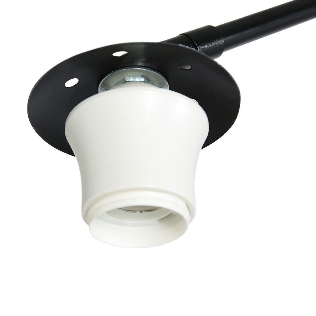 Vloerlamp Sparkled Light 7268ZW+K1066KS Zwart-Fluweel Goud