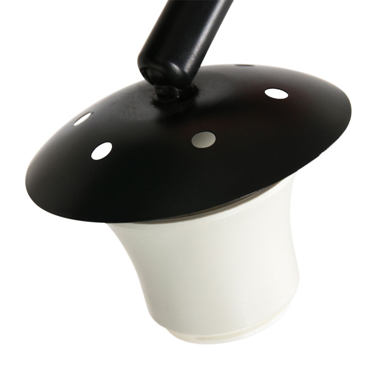 Vloerlamp Sparkled Light 7268ZW+K1066KS Zwart-Fluweel Goud