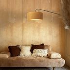 Wandlamp Elegant Classy 2574ZW+K1066KS Zwart-Fluweel Goud