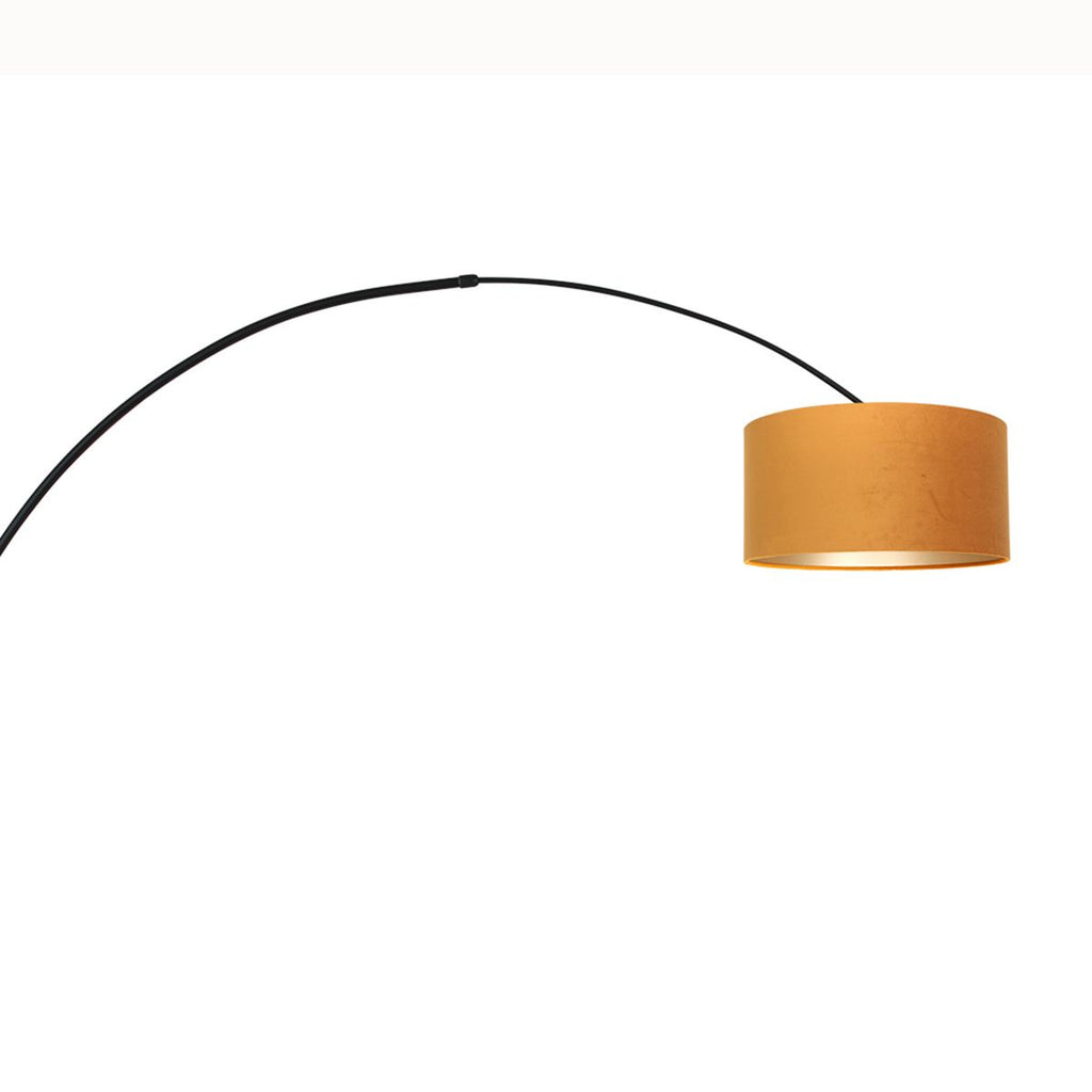 Wandlamp Sparkled Light 1481ZW+K1068KS Zwart-Fluweel Goud