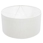 Wandlamp Sparkled Light 1481ST+K1068QS Staal-Wit Linnen
