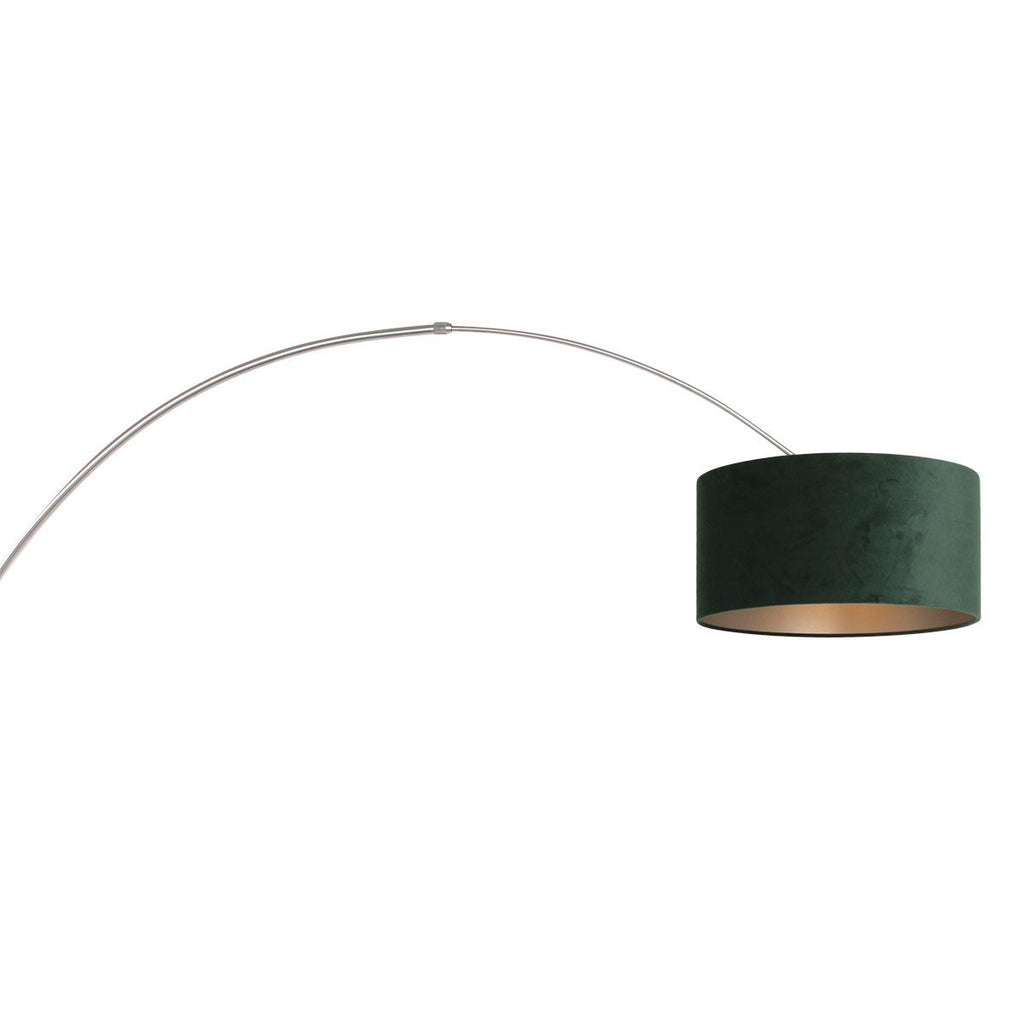 Wandlamp Sparkled Light 1481ST+K1068VS Staal-Fluweel Groen