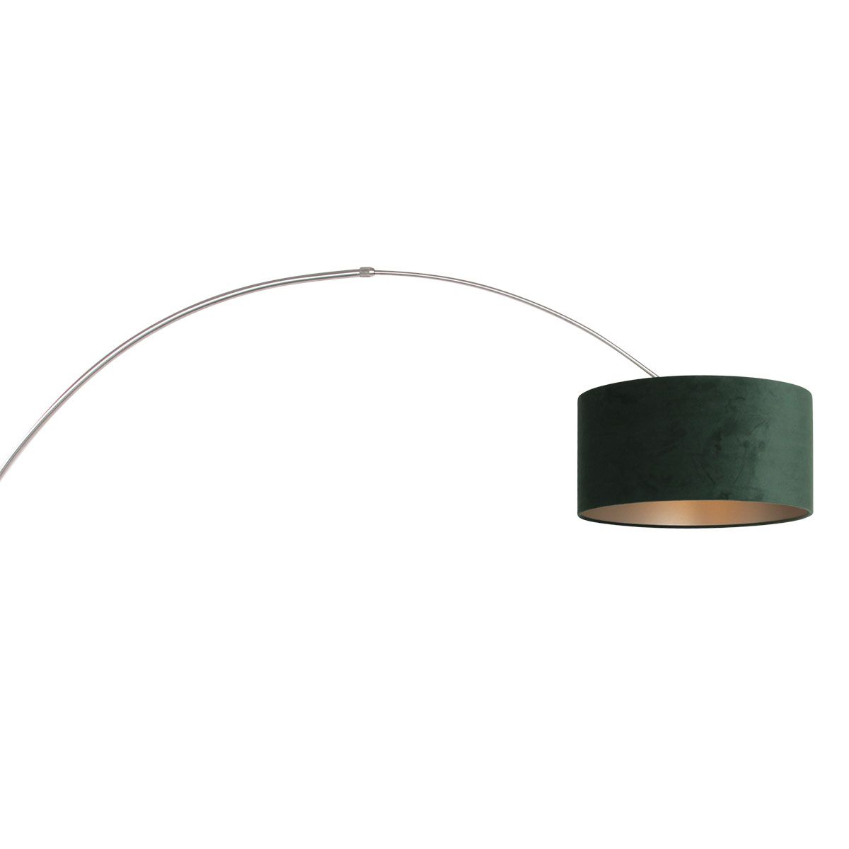 Wandlamp Sparkled Light 1481ST+K1068VS Staal-Fluweel Groen