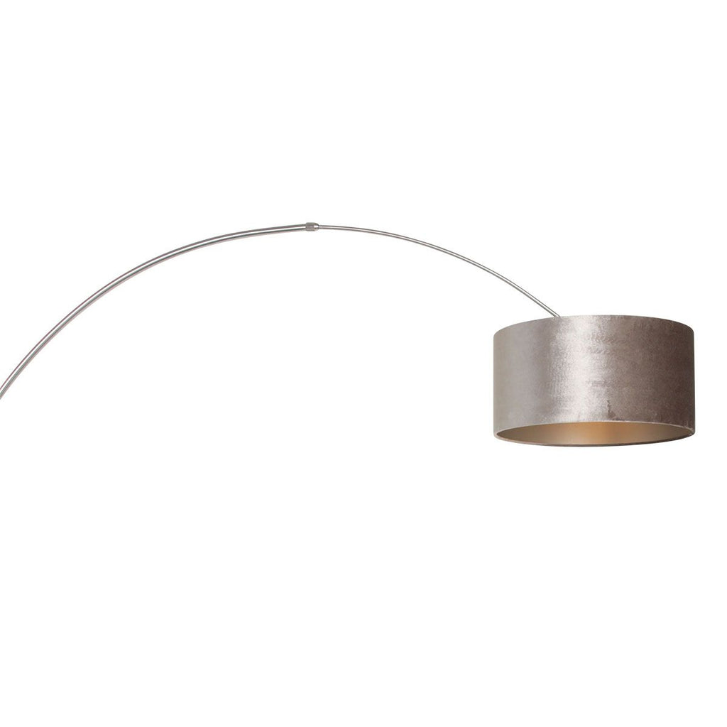 Wandlamp Sparkled Light 1481ST+K1068GS Staal-Fluweel Zilver