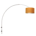 Wandlamp Sparkled Light 1481ST+K1068KS Staal-Fluweel Goud