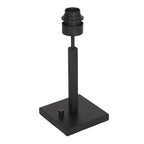 Tafellamp Stang 8161ZW Zwart + Wit linnen kap