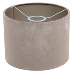 Tafellamp Stang 8163ZW Zwart + Velours Zilver kap