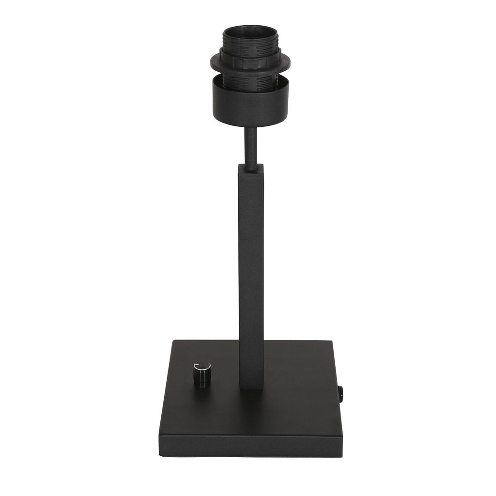 Tafellamp Stang 8164ZW Zwart + Velours Gouden kap