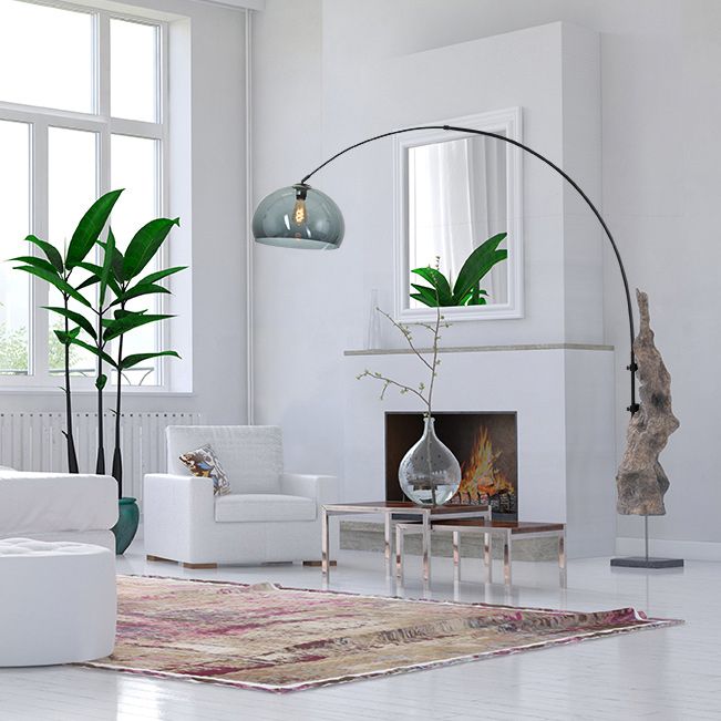 Wandlamp Sparkled Light 1481ZW+K11130S Zwart-Grijs Kunststof