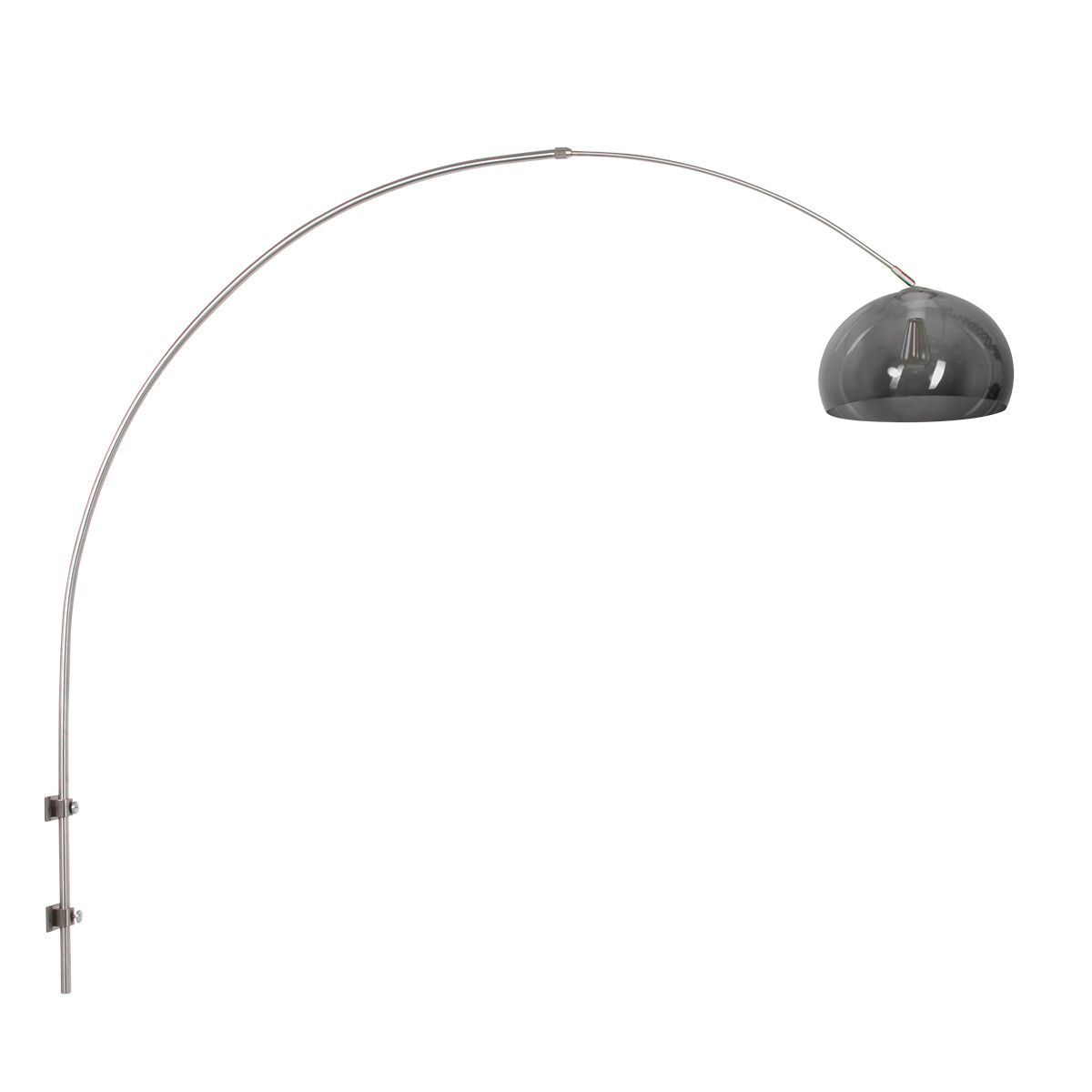 Wandlamp Sparkled Light 1481ST+K11130S Staal-Grijs Kunststof
