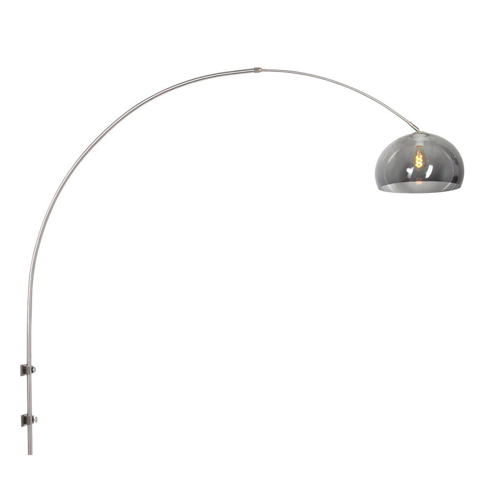 Wandlamp Sparkled Light 1481ST+K11130S Staal-Grijs Kunststof