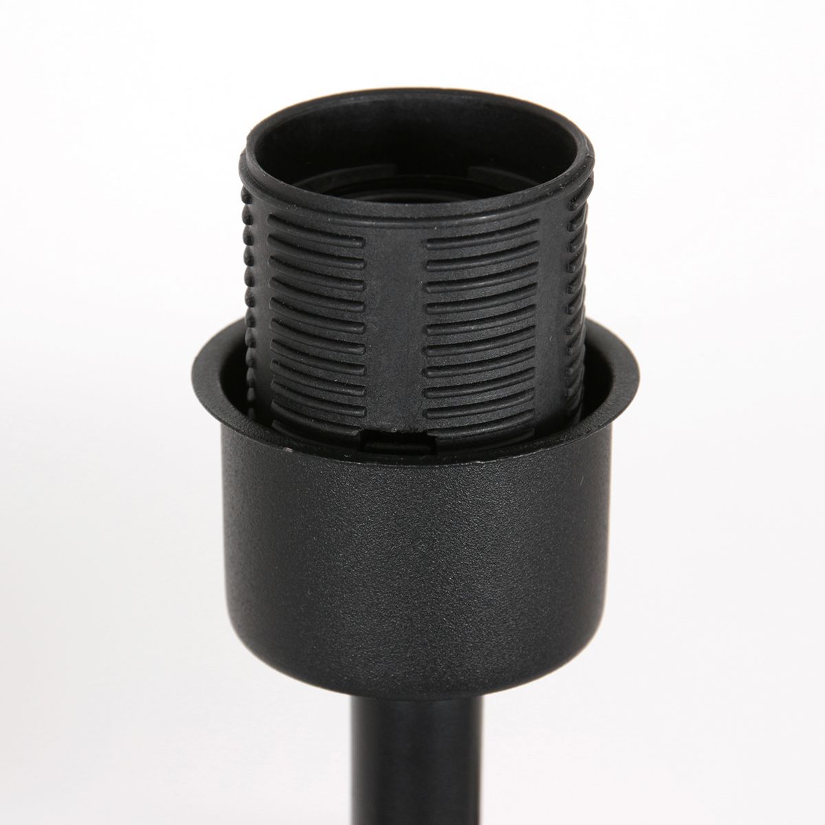 Tafellamp Stang 8214ZW Zwart + Kap Velours Goud