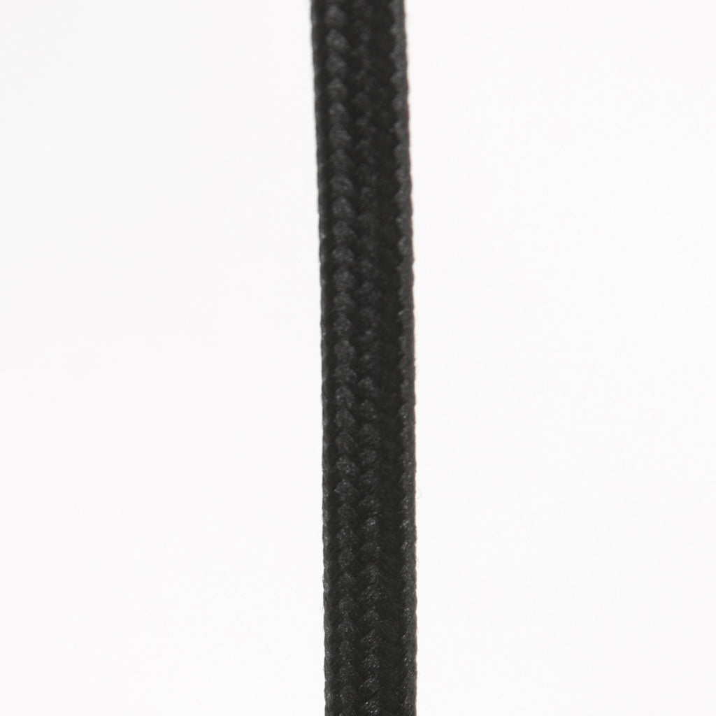 Vloerlamp Stang 8218ZW Zwart + Kap Wit Linnen