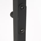 Vloerlamp Stang 8218ZW Zwart + Kap Wit Linnen