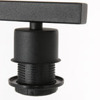Vloerlamp Stang 8219ZW Zwart + Kap Velours Groen