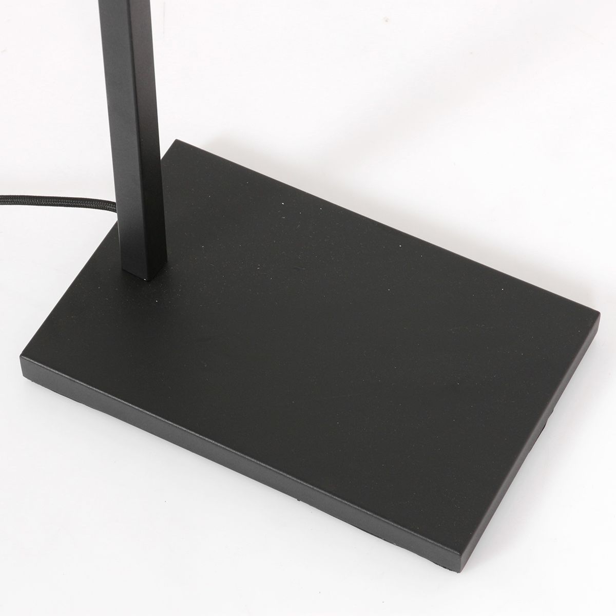 Vloerlamp Stang 8221ZW Zwart + Kap Velours Goud