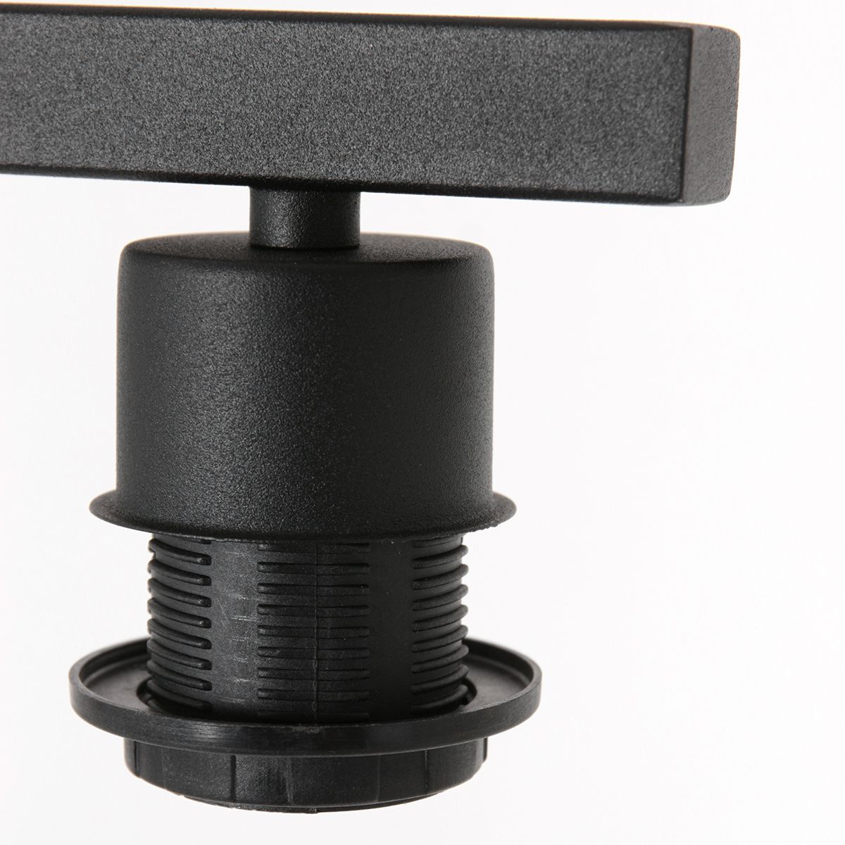 Vloerlamp Stang 8221ZW Zwart + Kap Velours Goud