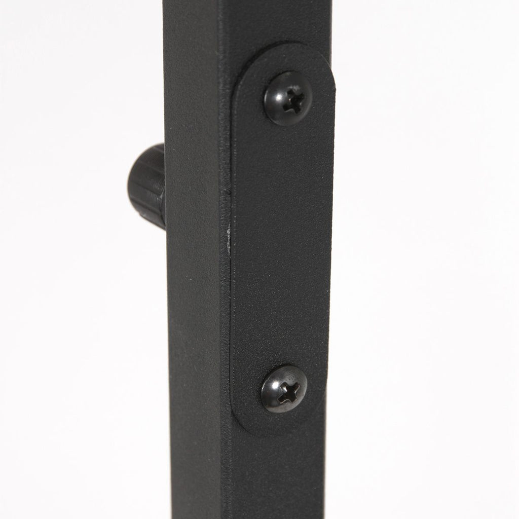 Vloerlamp Stang 8221ZW Zwart + Kap Velours Goud