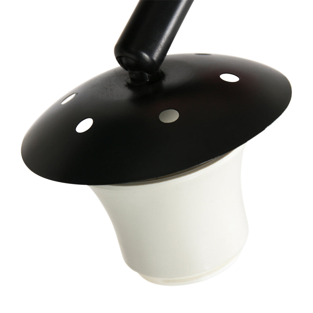 Vloerlamp Sparkled Light 7268ZW+K1066ZS Zwart-Fluweel Blauw