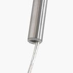 Wandlamp Sparkled Light 1481ST+K1068ZS Staal-Fluweel Blauw