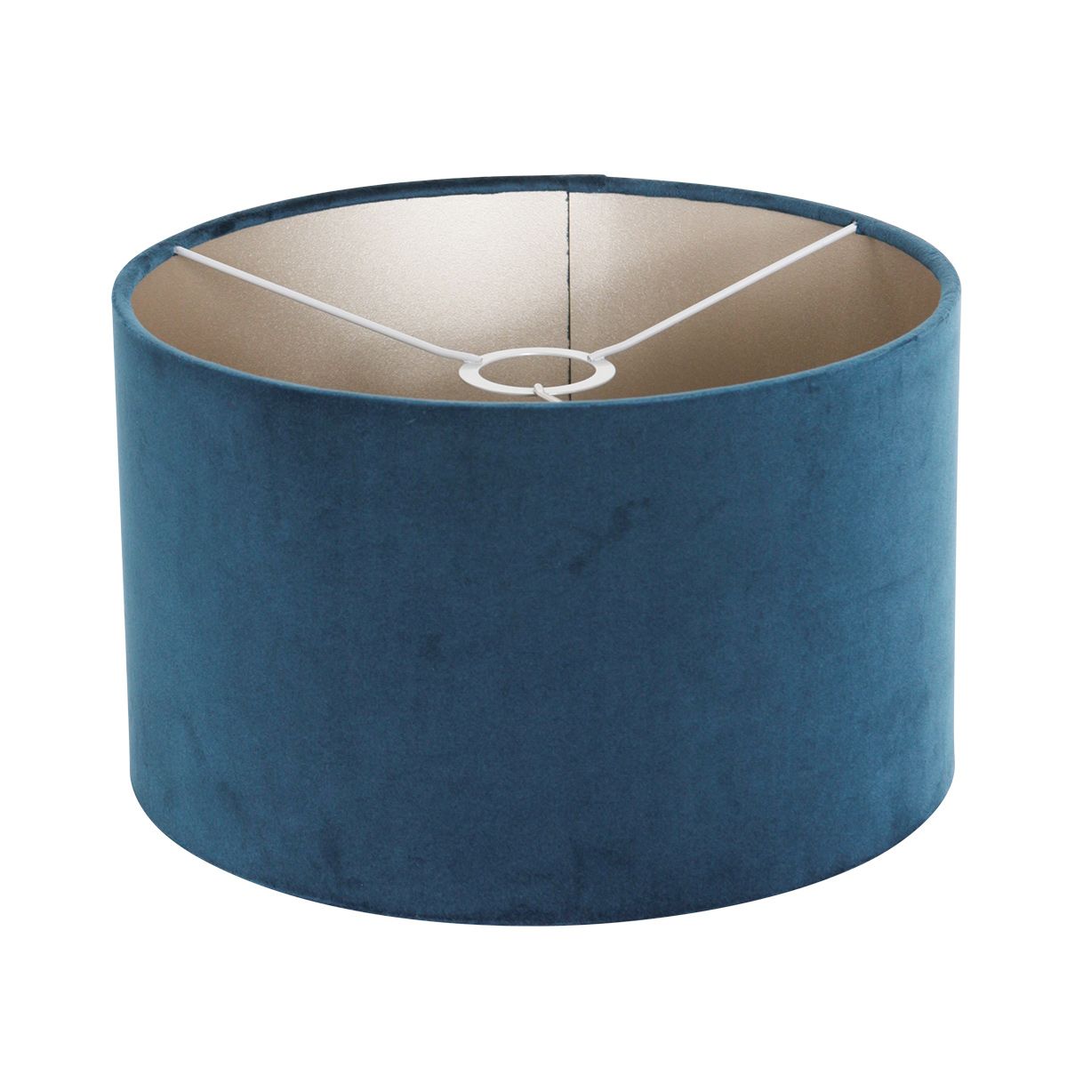 Wandlamp Sparkled Light 1481ST+K1068ZS Staal-Fluweel Blauw
