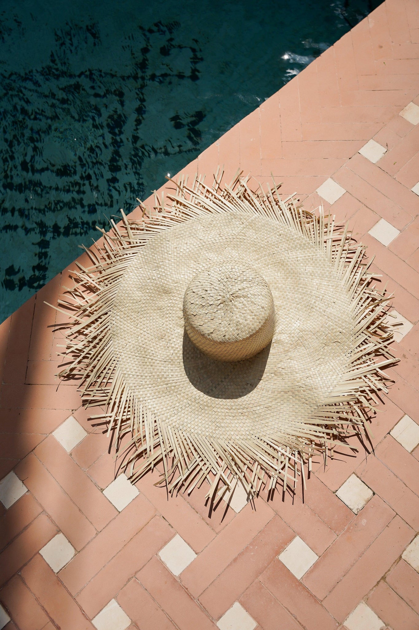 The Hippie Sun Hat - Wanddecoratie - Hippie Monkey (60x10cm)