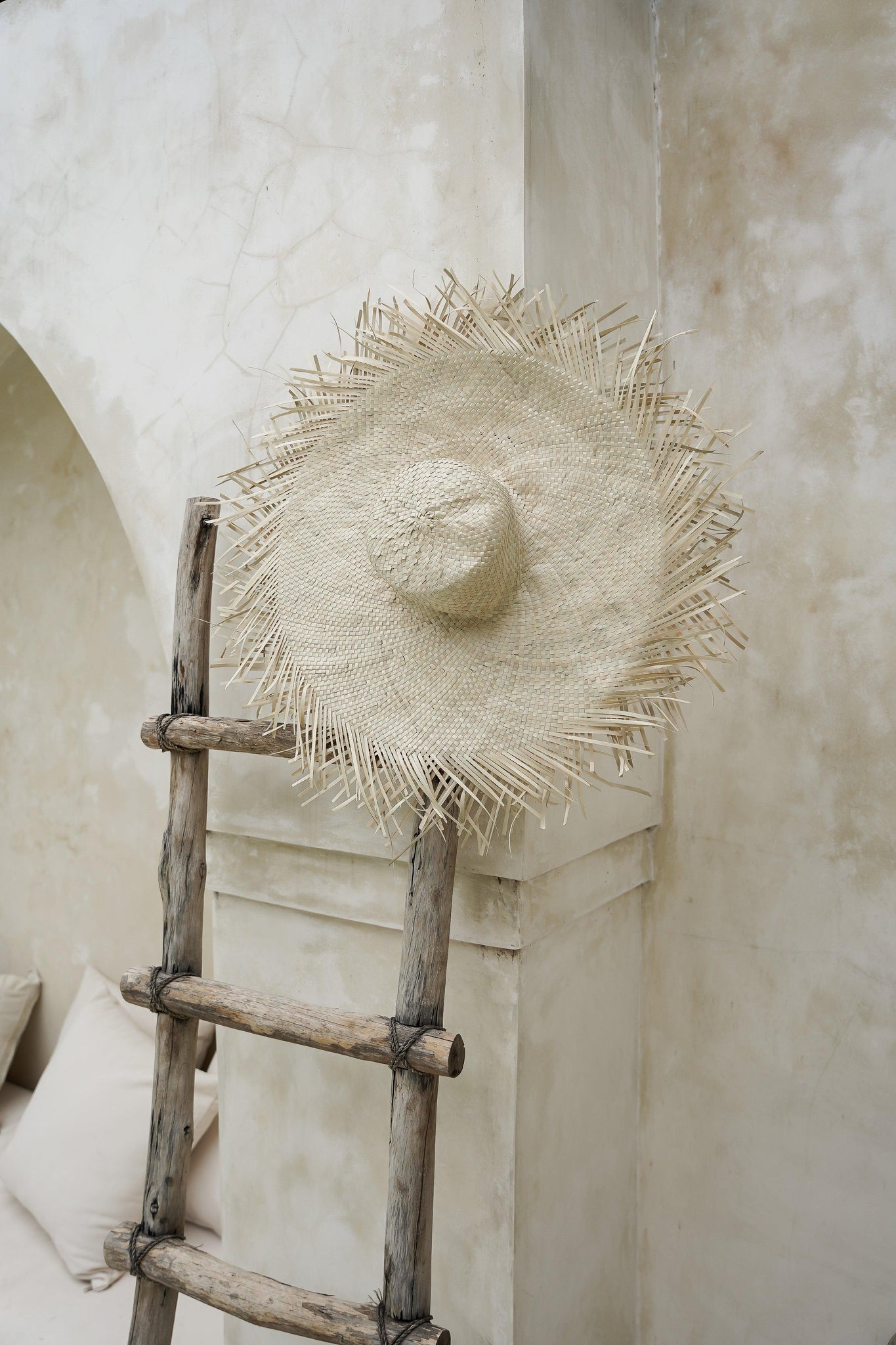 The Hippie Sun Hat - Wanddecoratie - Hippie Monkey (60x10cm)