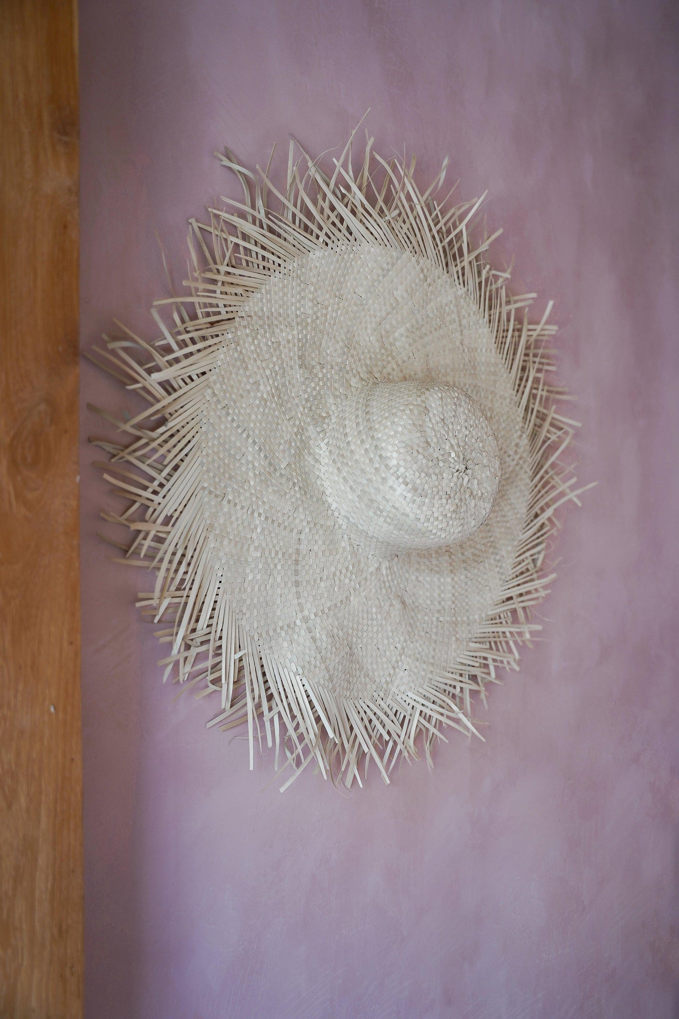 The Hippie Sun Hat - Wanddecoratie - Hippie Monkey (60x10cm)