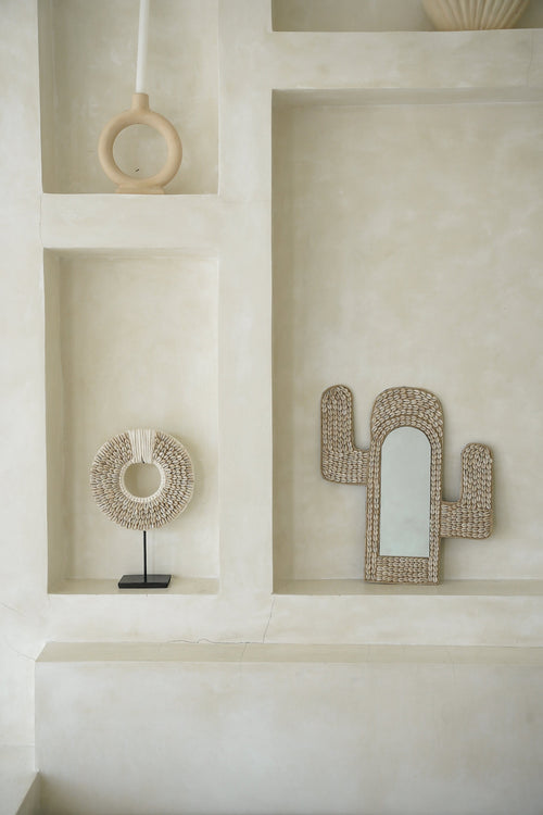 Cactus Spiegel met schelpen - The Sea Shell Cactus Mirror