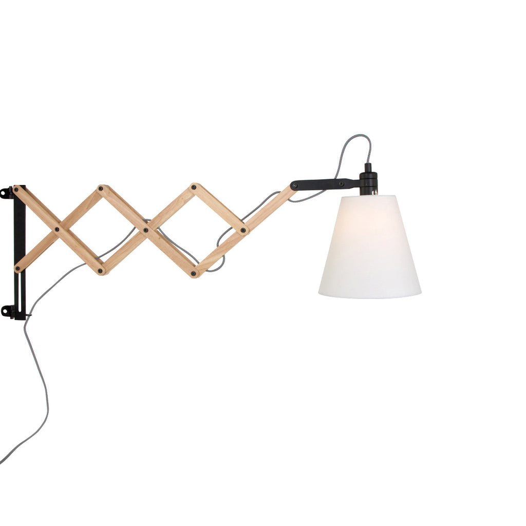 Wandlamp Dion 8852BE met uittrekbare arm E14 fitting