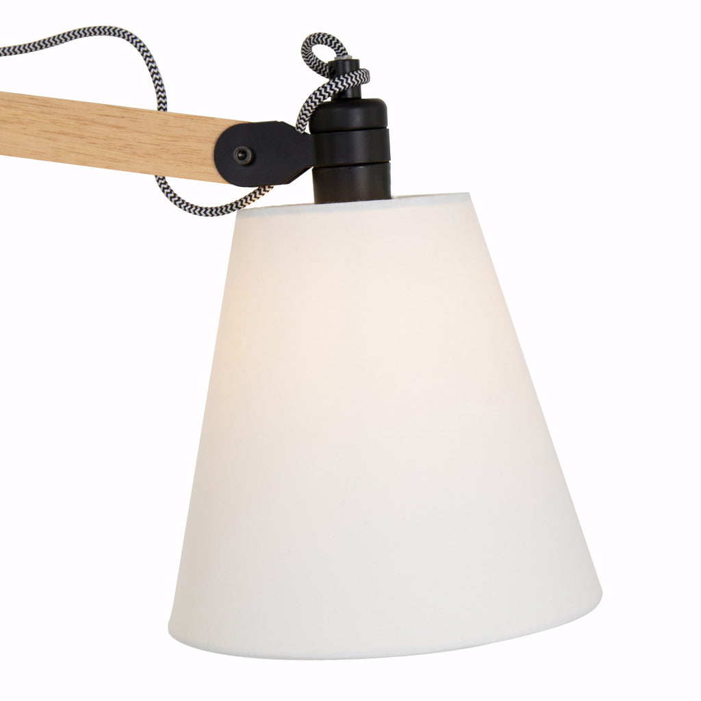 Wandlamp Dion 8853BE met uitklapbare arm E14 fitting