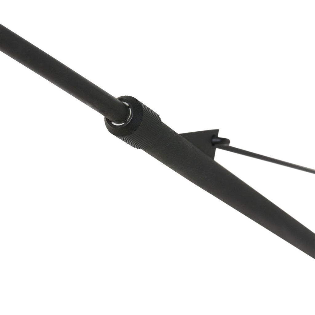 Wandlamp Elegant Classy 2574ZW+K1066RS Zwart-Grijs Linnen