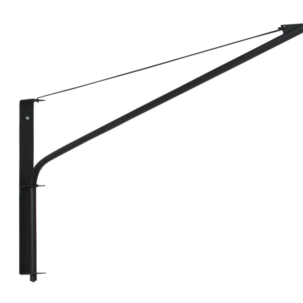 Wandlamp Elegant Classy 2574ZW+K1066RS Zwart-Grijs Linnen