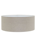 Wandlamp Elegant Classy 2574ZW+K1066RS Zwart-Grijs Linnen