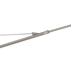 Wandlamp Elegant Classy 2574ST+K1066QS Staal-Wit Linnen