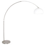 Vloerlamp Sparkled Light 7268ST+K10610S Staal-Wit Kunststof