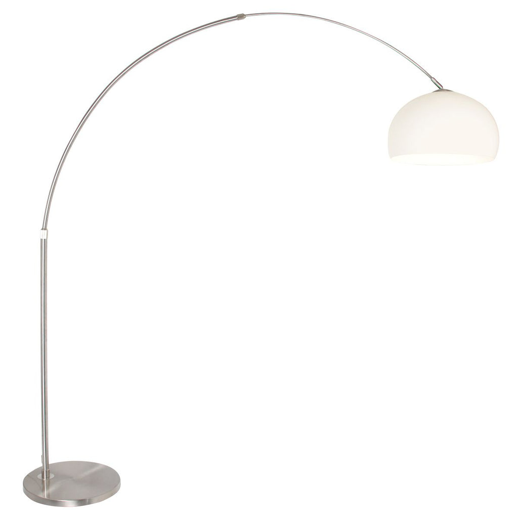 Vloerlamp Sparkled Light 7268ST+K10610S Staal-Wit Kunststof