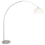 Vloerlamp Sparkled Light 7268ST+K10610S Staal-Wit Kunststof