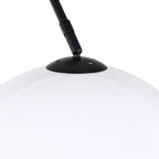 Vloerlamp Sparkled Light 7268ZW+K10610S Zwart-Wit Kunststof