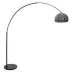 Vloerlamp Sparkled Light 7268ZW+K11130S Zwart-Grijs Kunststof