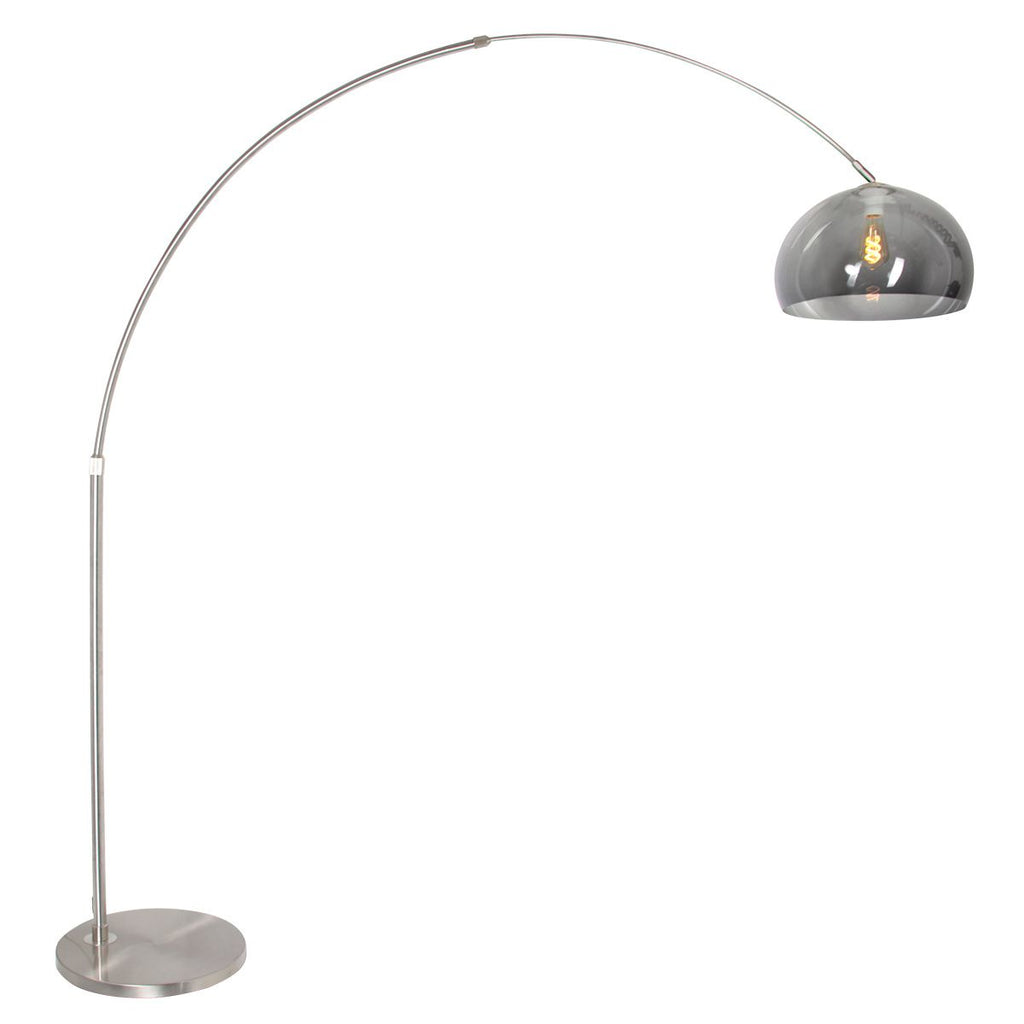 Vloerlamp Sparkled Light 7268ST+K11130S Staal-Grijs Kunststof