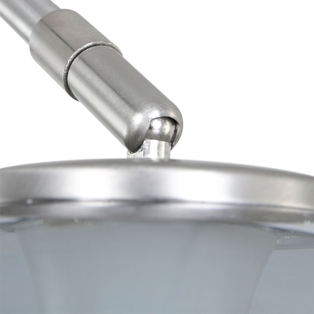Vloerlamp Sparkled Light 7268ST+K11130S Staal-Grijs Kunststof